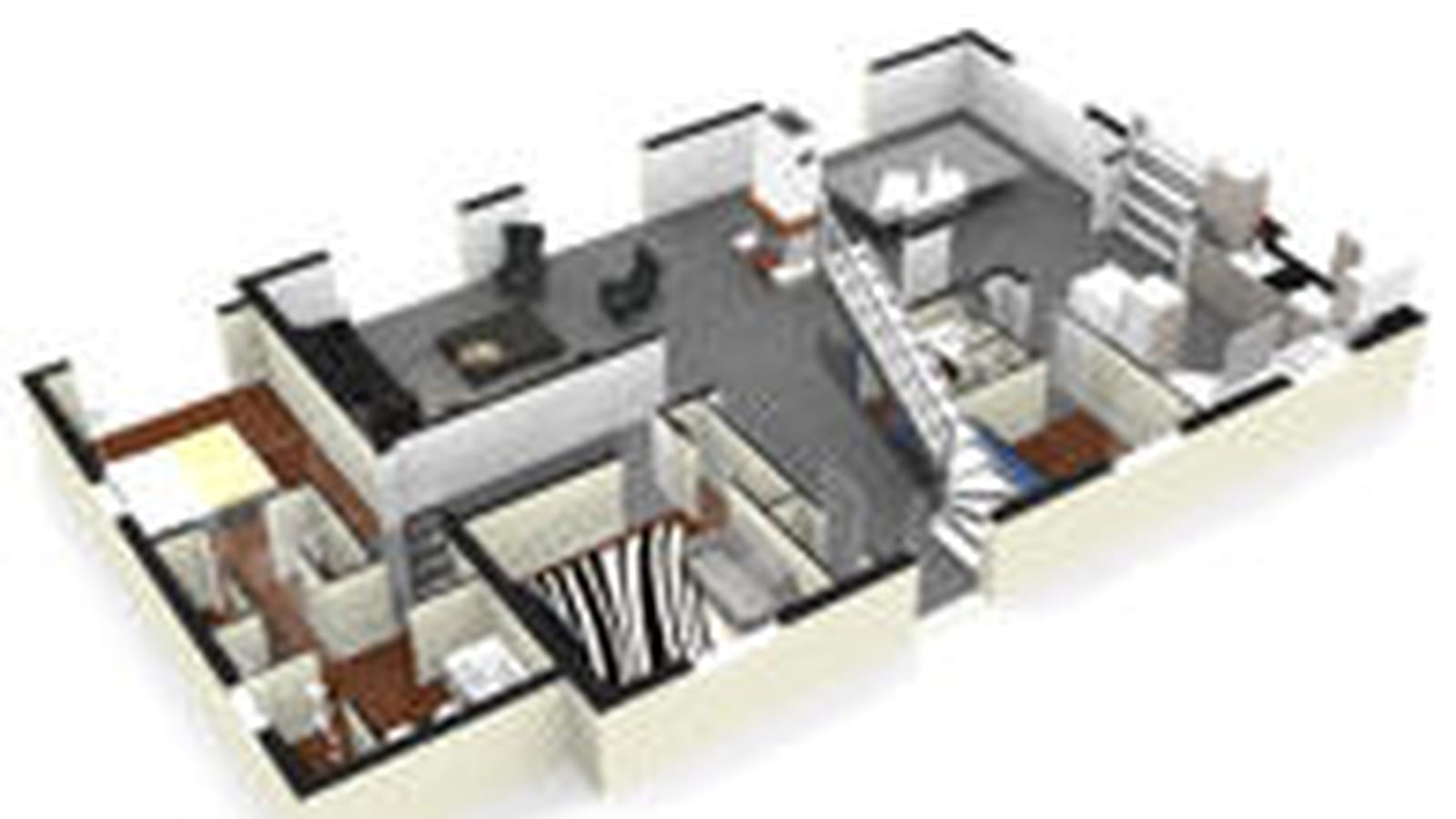 Maison avec cheminée