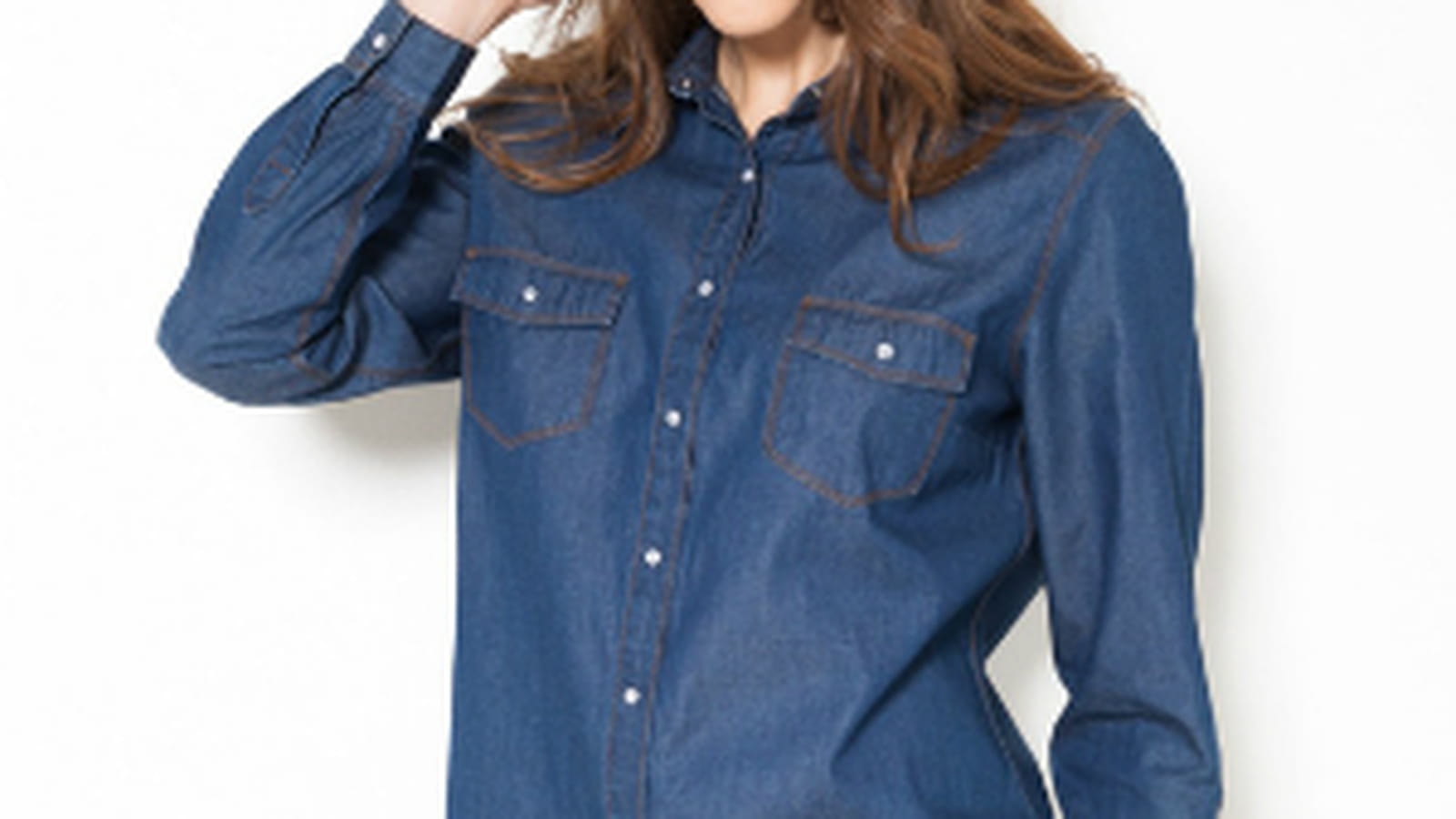 Chemise en jean Camaïeu