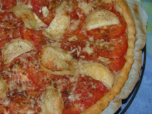 Tarte à la tomate et au chèvre