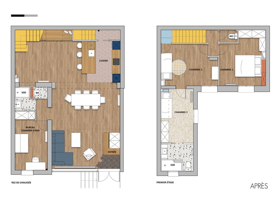 Le plan apr&egrave;s travaux