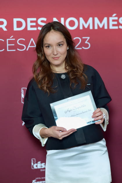 Ana&iuml;s Demoustier au d&icirc;ner des nomm&eacute;s des C&eacute;sar au Fouquet's