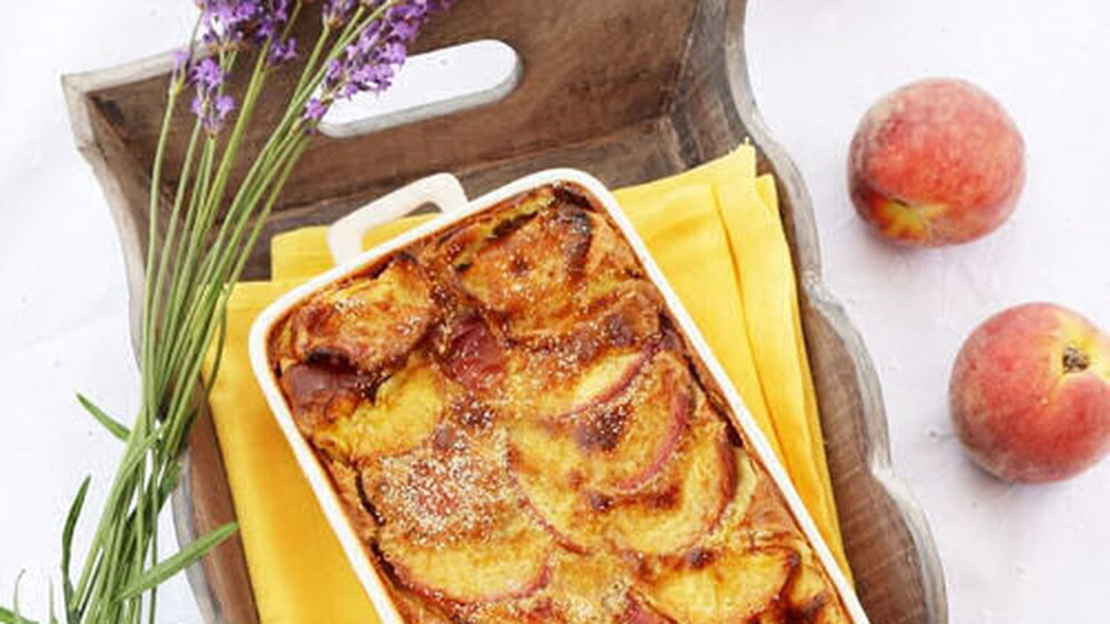 Clafoutis aux pêches
