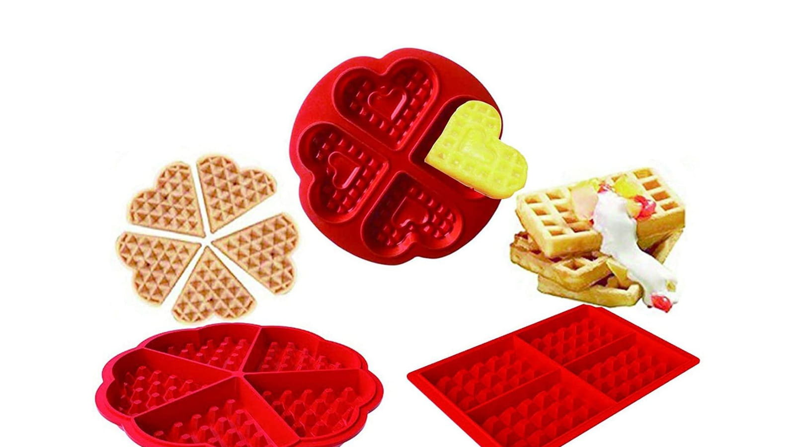 Moule à gaufre en silicone