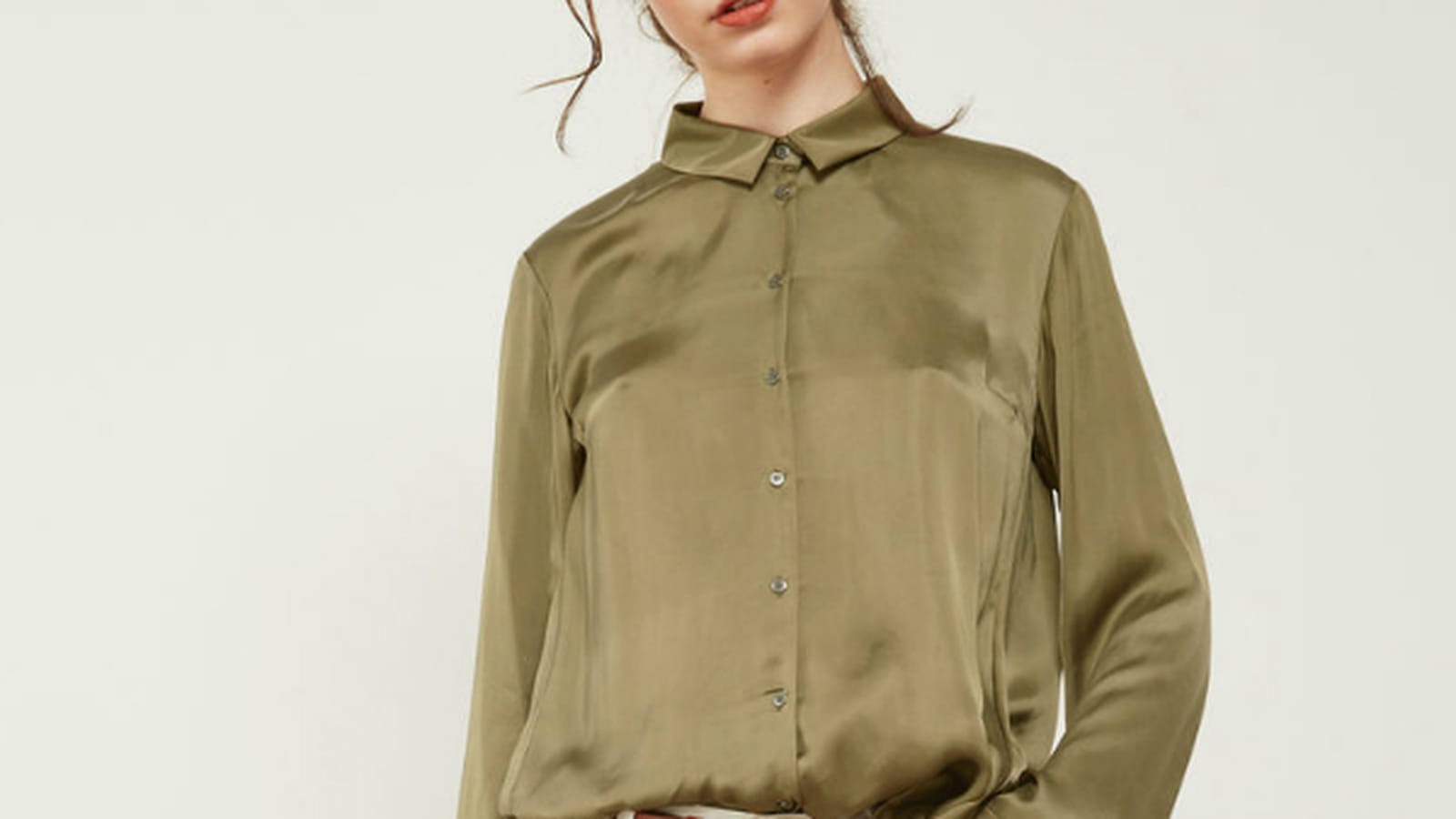 Chemise satinée