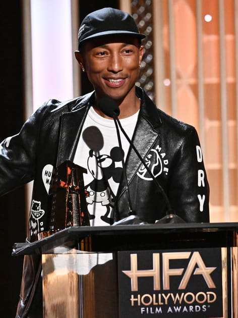 Pharell Wiliams &agrave; la c&eacute;r&eacute;monie des Hollywood Film Awards
