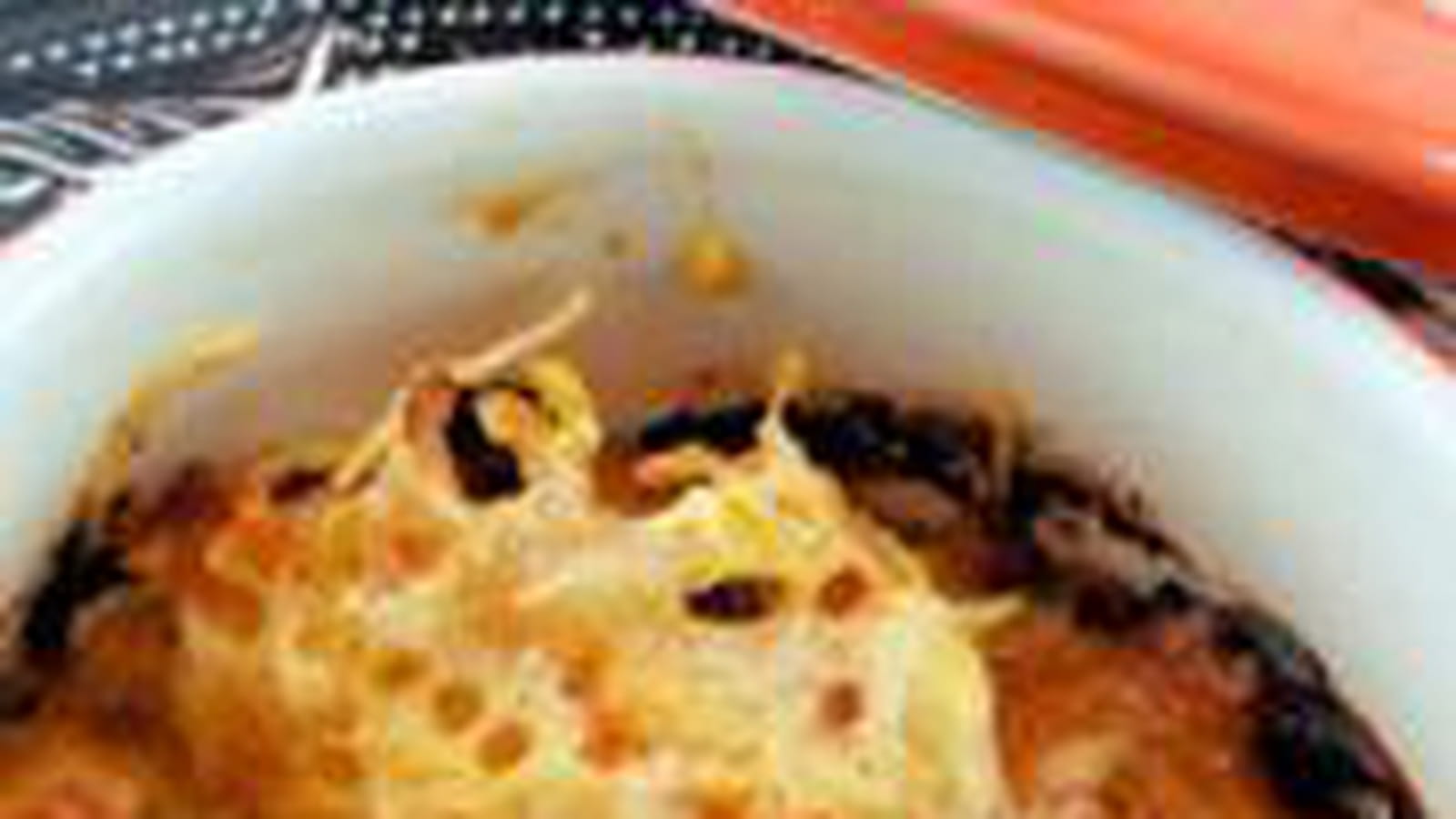 Gratin de langoustines flambées