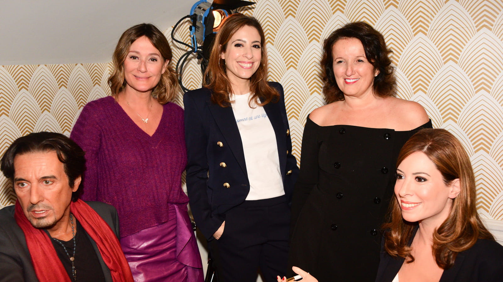Daniela Lumbroso, Léa Salamé et Anne Roumanoff 