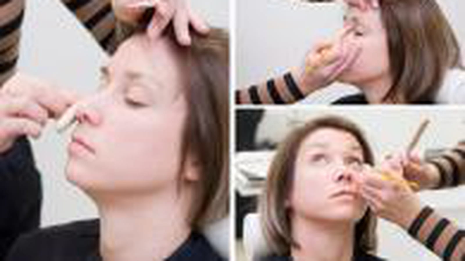 La séance de maquillage