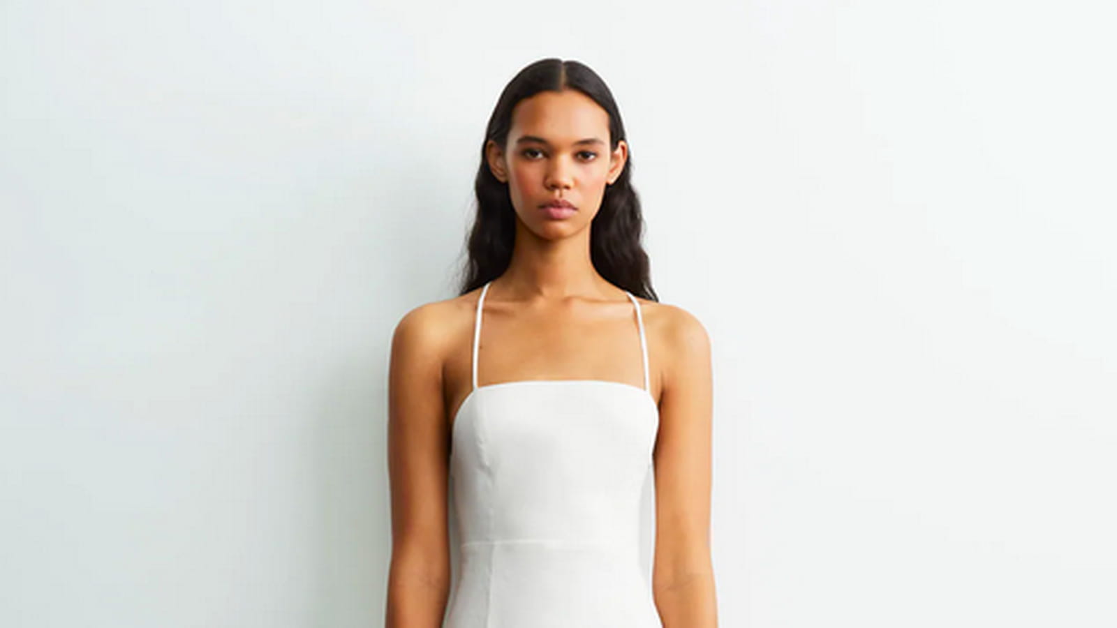 Robe longue droite
