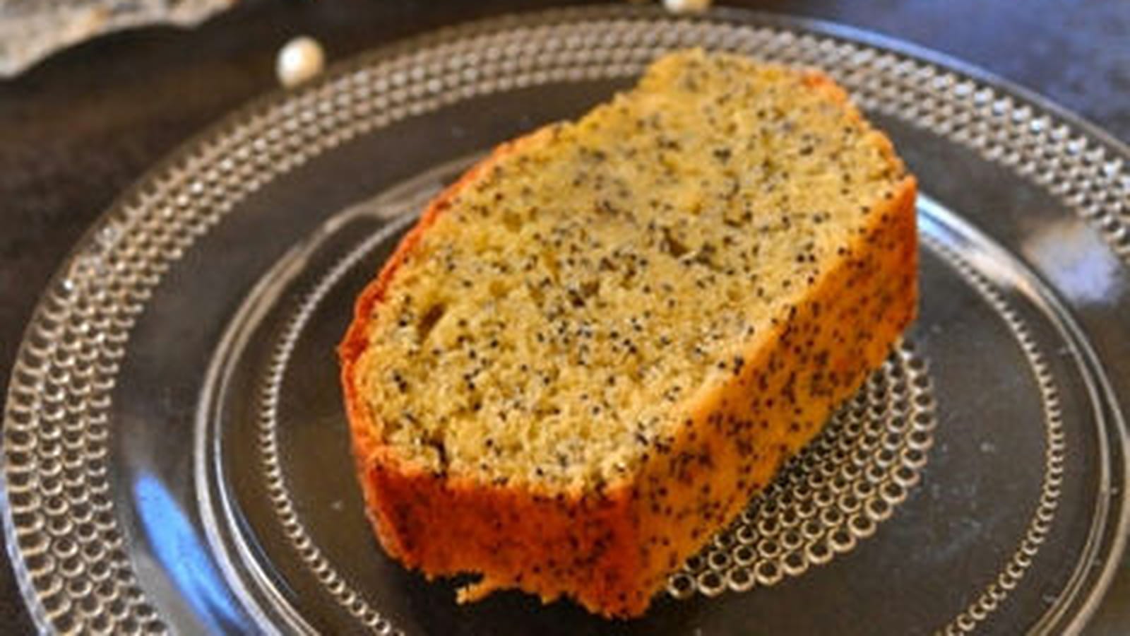 Cake à l'orange et graines de pavot