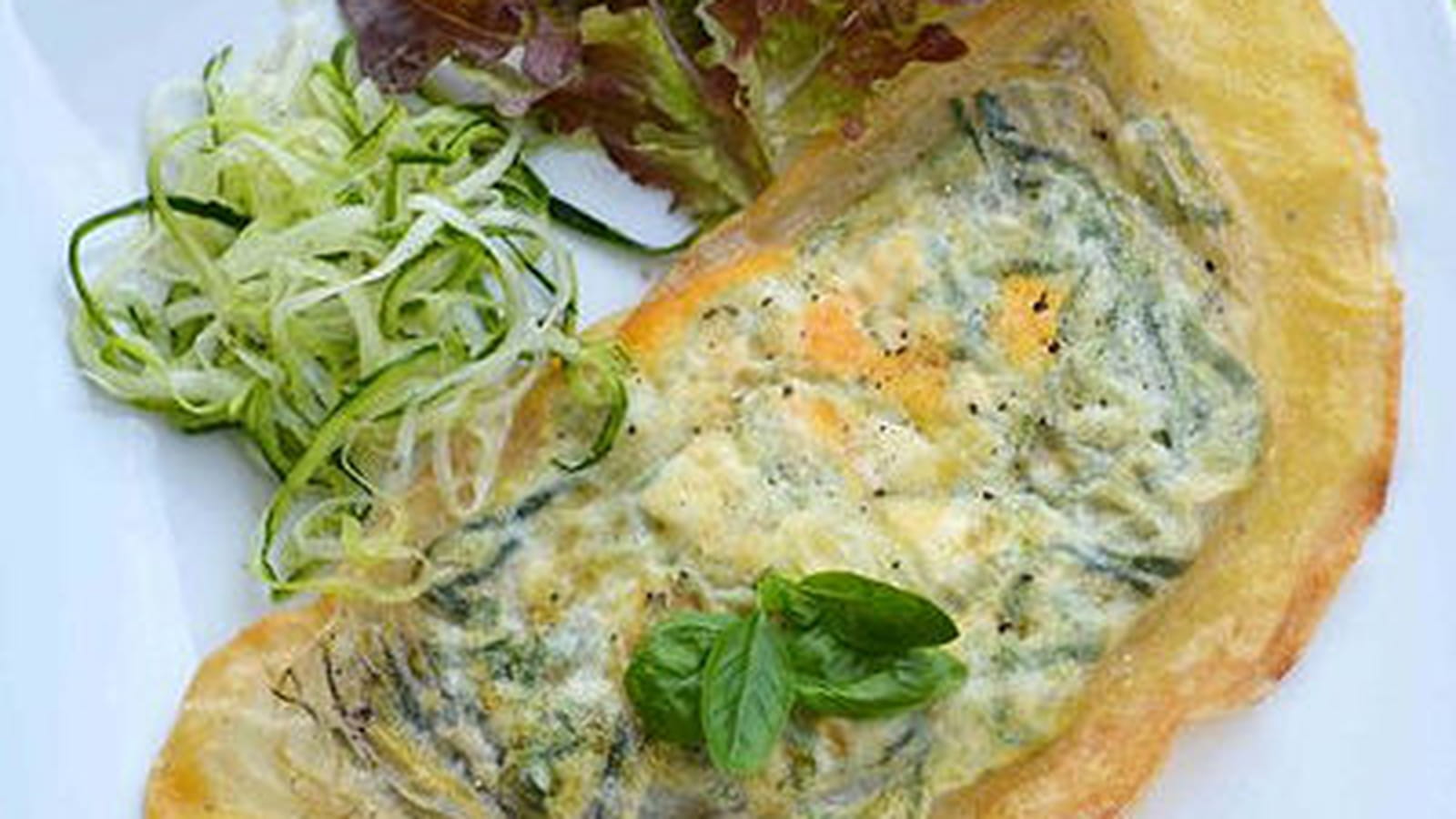 Chaussons de brick aux courgettes