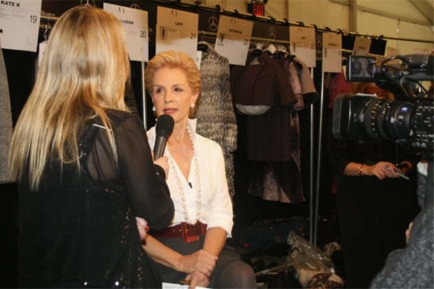 Carolina Herrera au service des journalistes