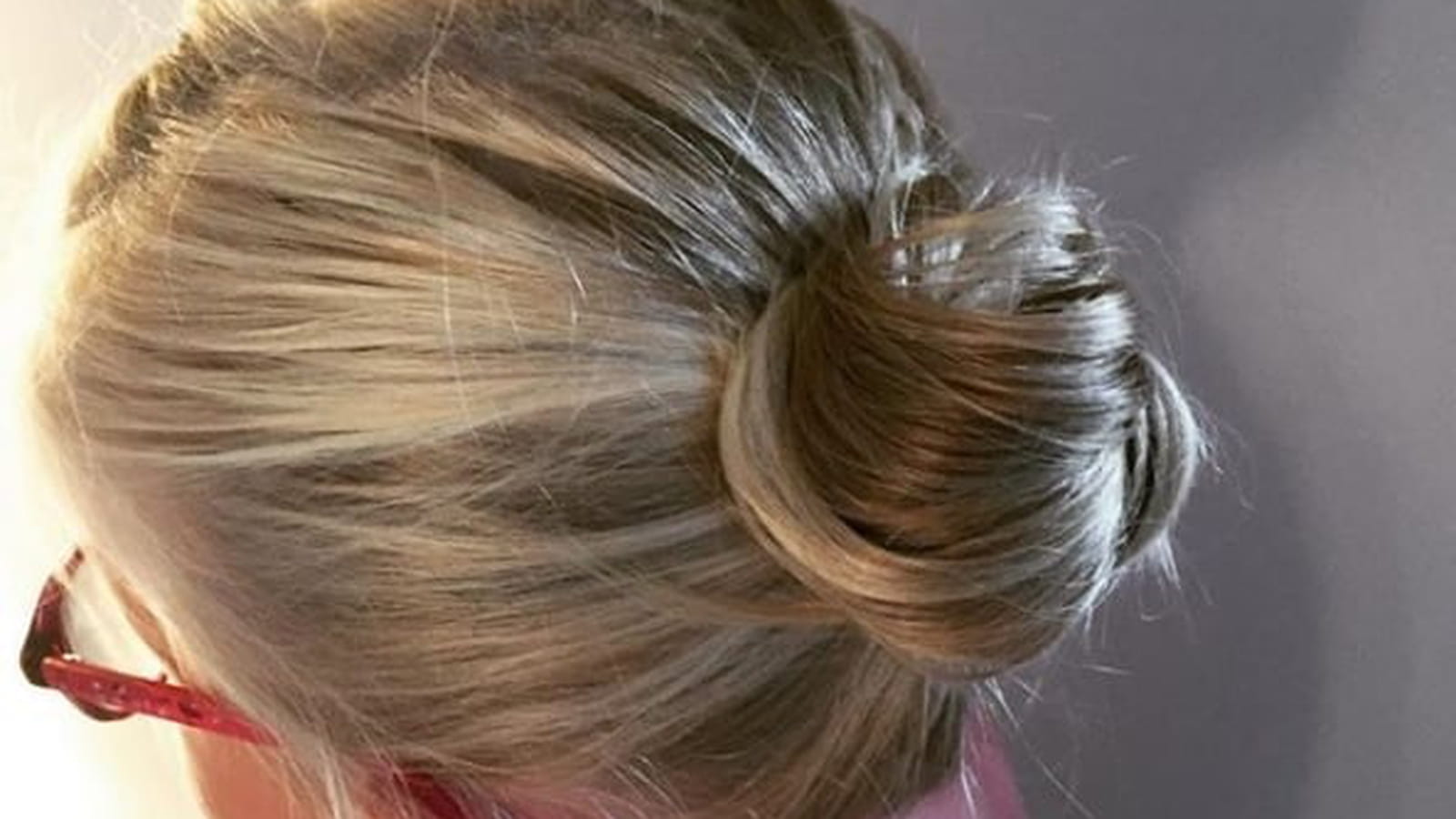 Un chignon simple