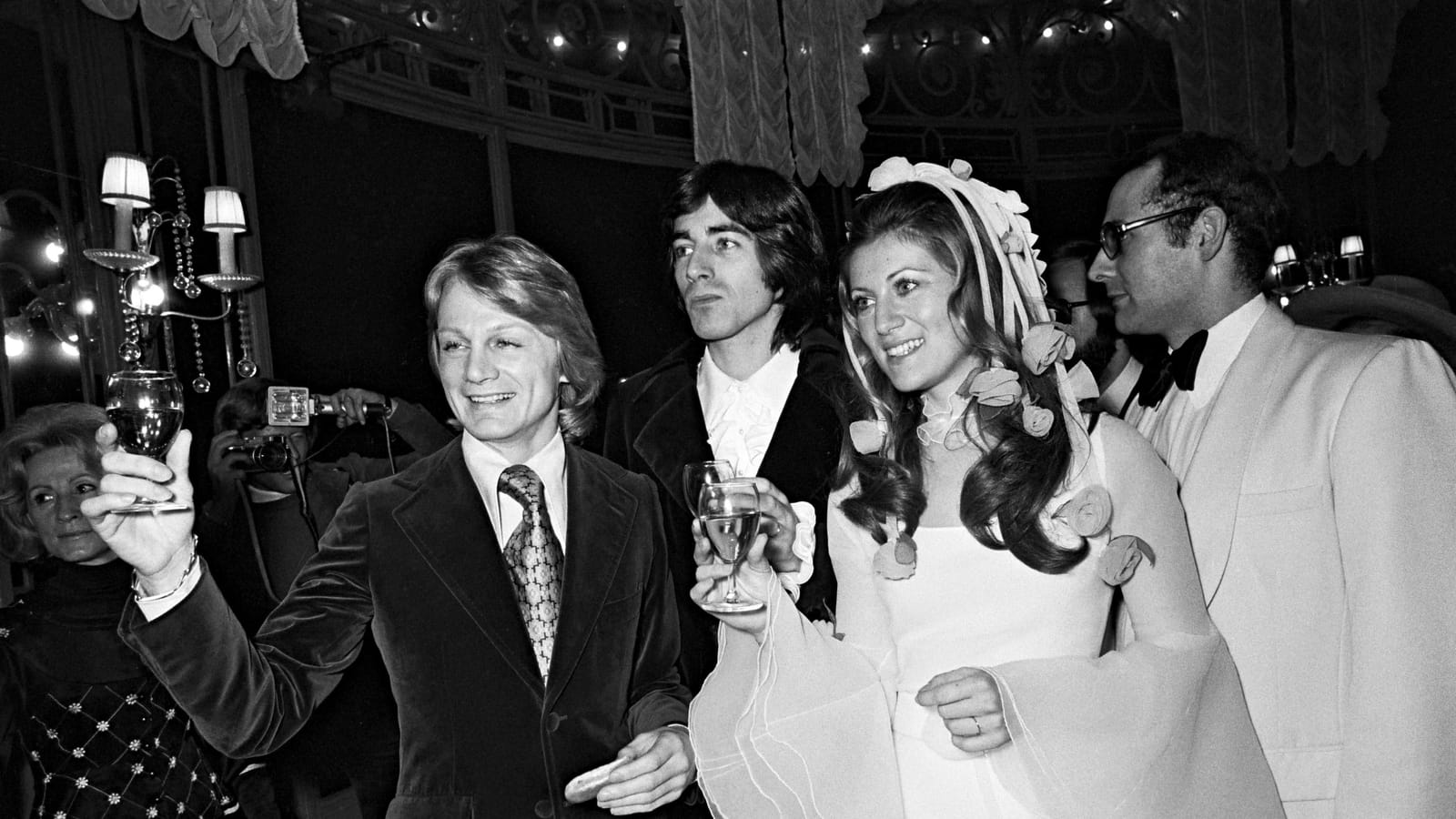 Au mariage de Ringo et Sheila en 1973