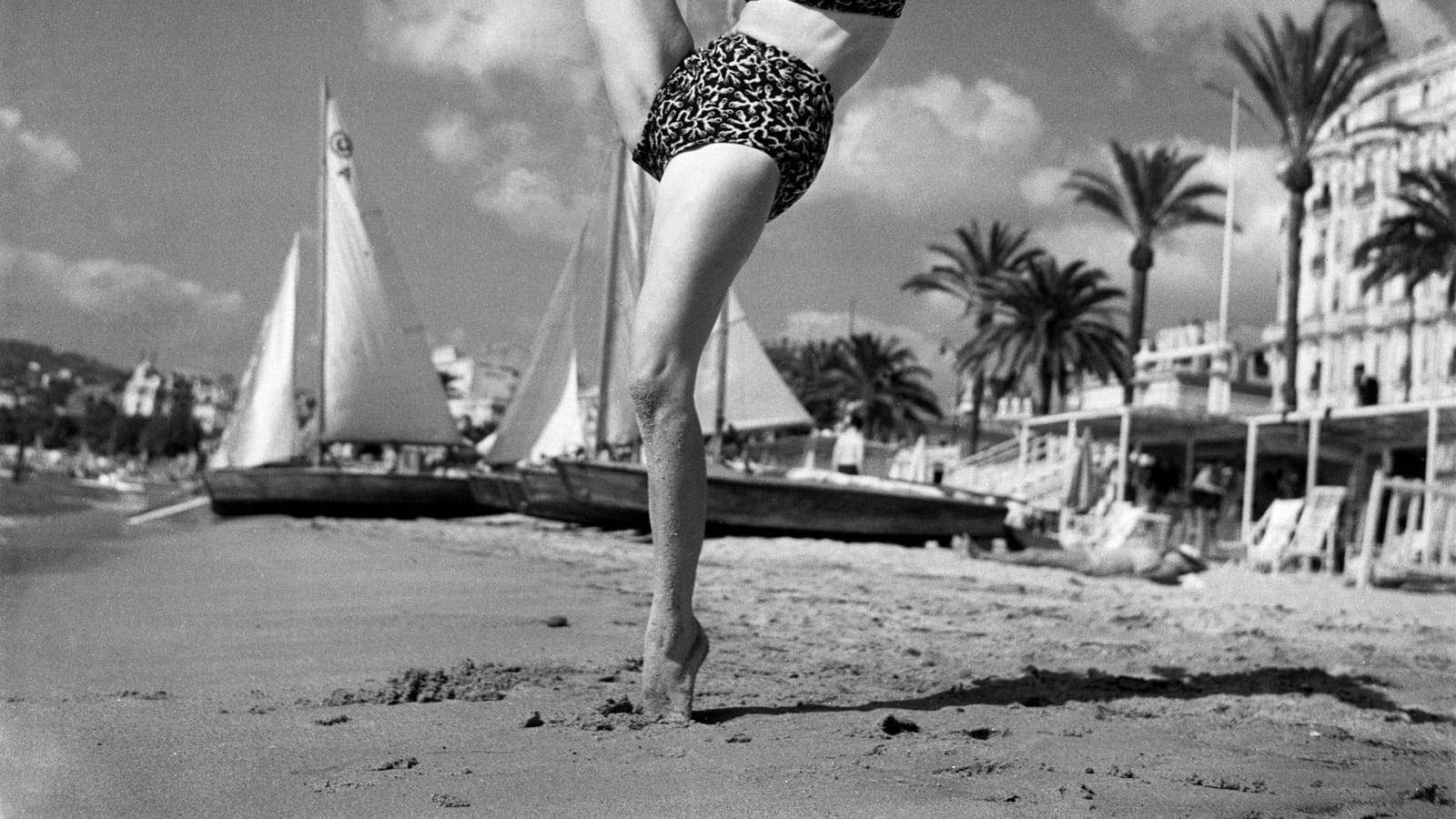 Nymphette sur la Croisette, 1946