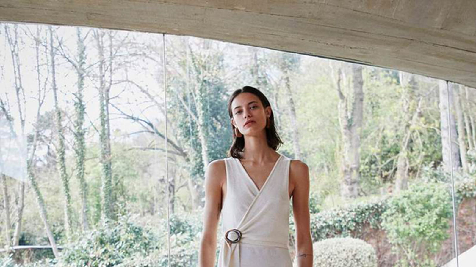 Robe blanche Nanushka 