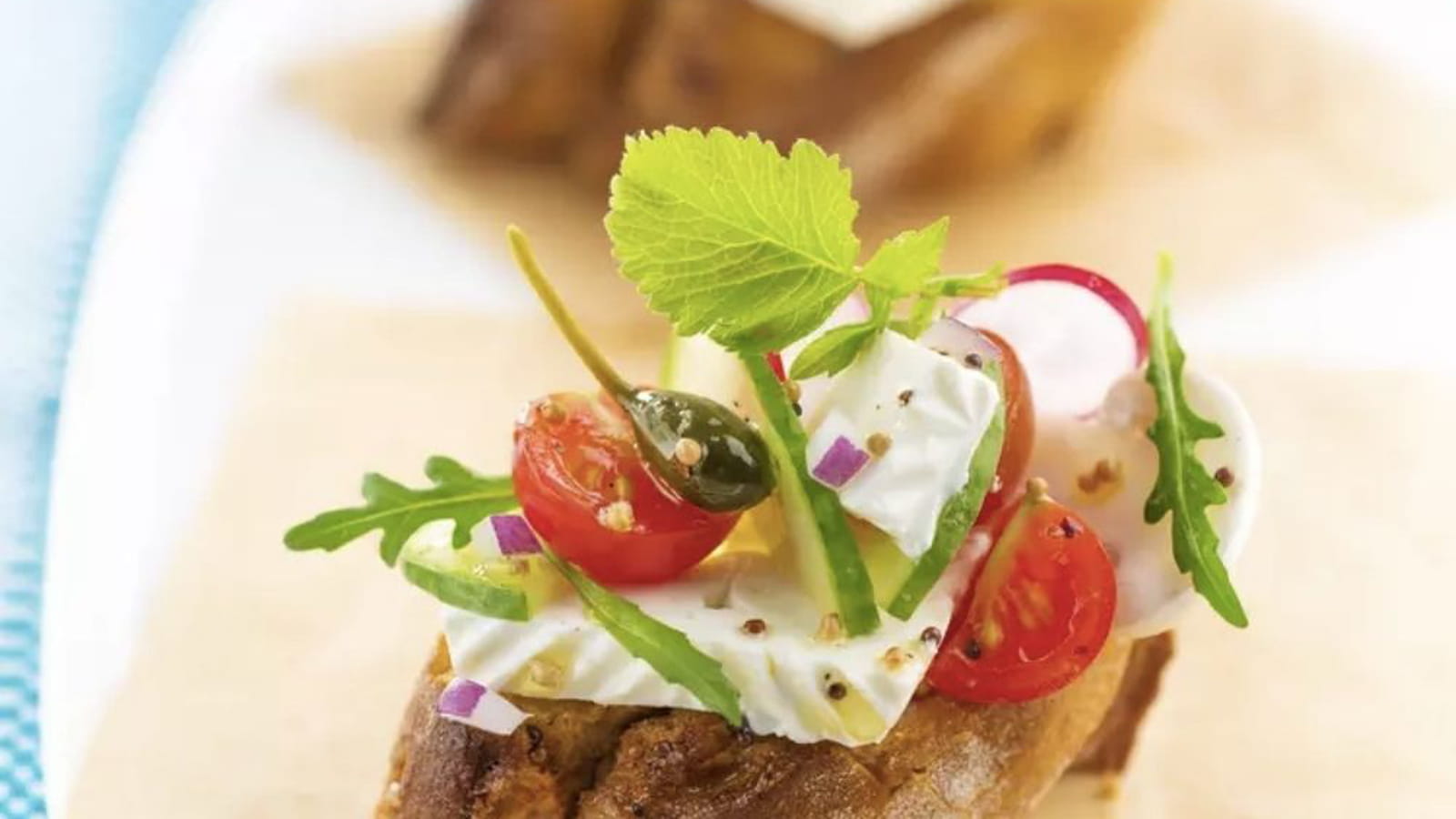 Tartine fraîcheur et Caprice des Anges
