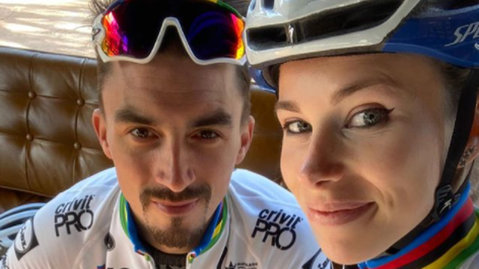 Julian Alaphilippe et Marion Rousse