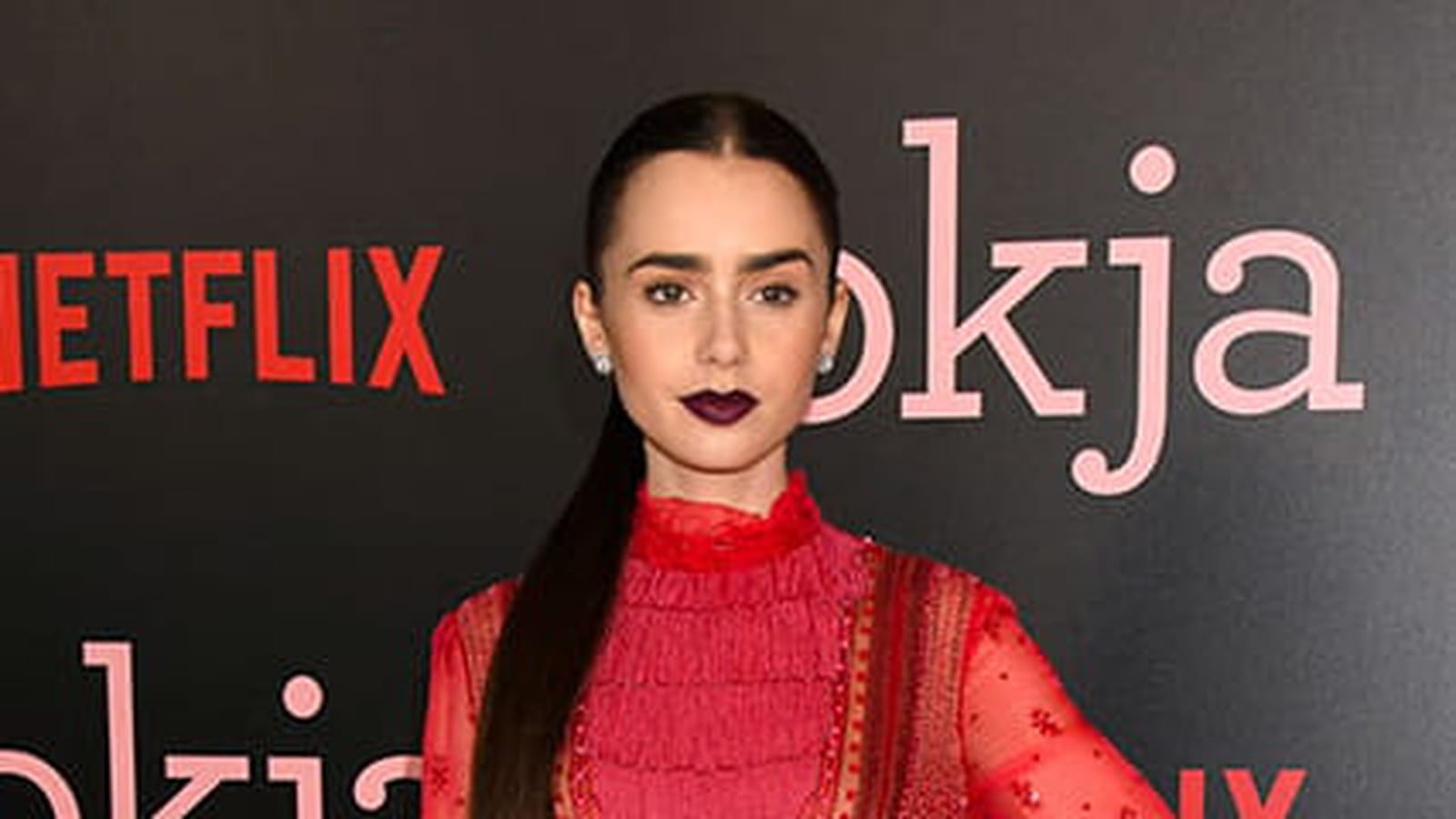 Lily Collins le 8 juin 2017