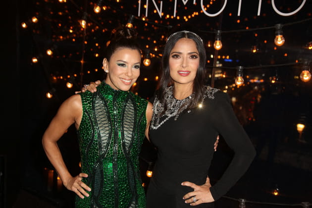 Eva Longoria et Salma Hayek, scintillantes au d&icirc;ner Kering Women In Motion, le 19&nbsp;mai
