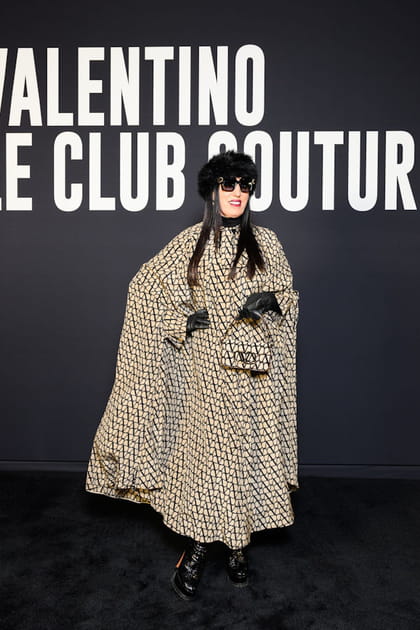 Rossy de Palma au défilé Valentino