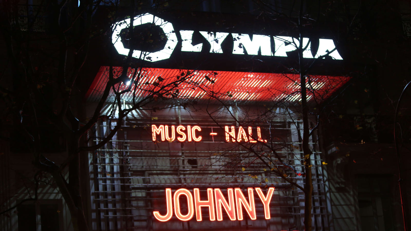 Johnny Hallyday, à l'affiche de l'Olympia