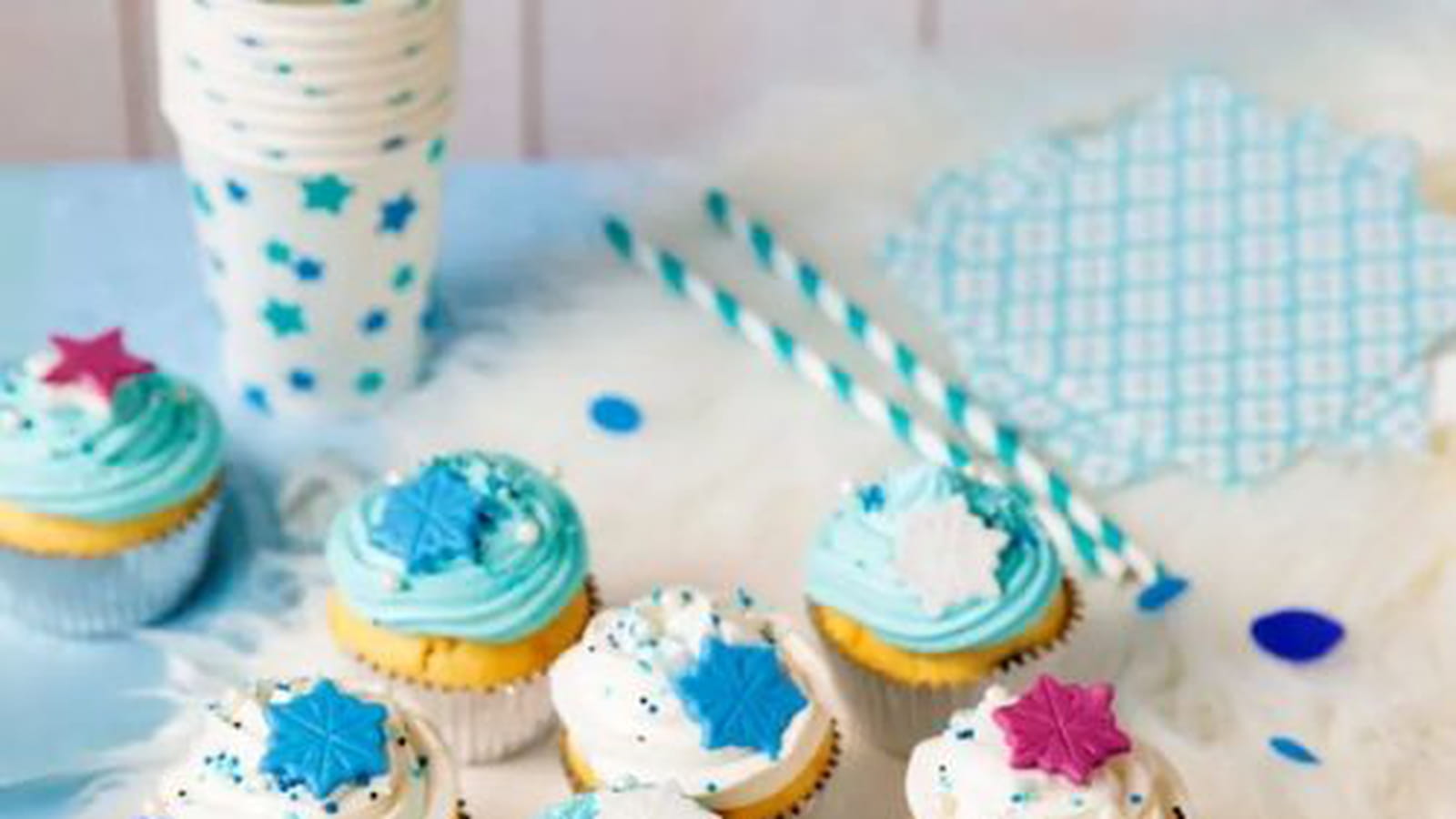 Cupcakes des neiges