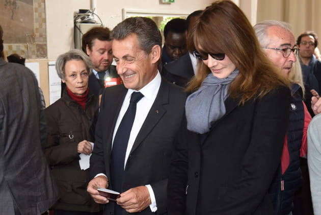 Nicolas et Carla Sarkozy à Paris