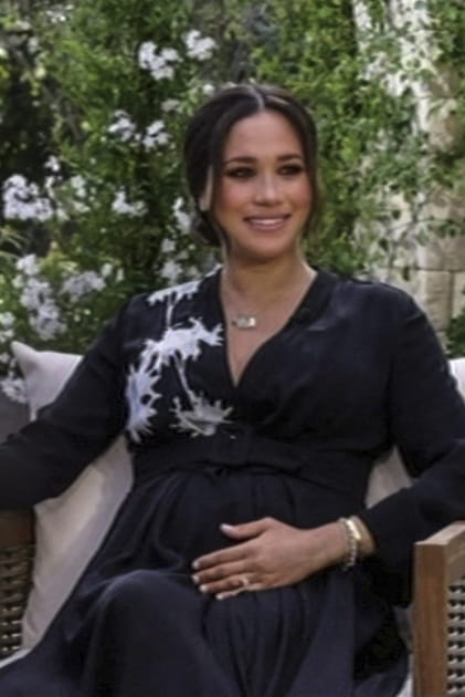 Meghan Markle, une robe de grossesse Giorgio Armani