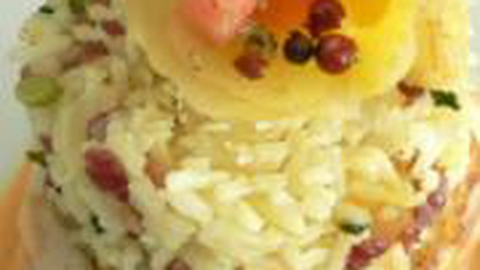 Médaillon de lotte, crème coco-poivron