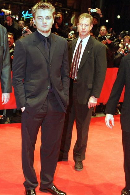 Leonardo DiCaprio en total look noir