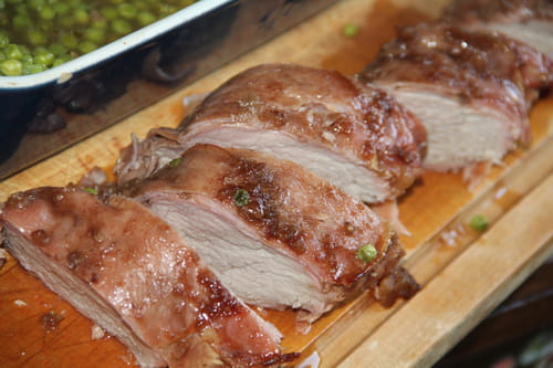 Filets de porc en croute de bacon caramélises au sirop d’érable