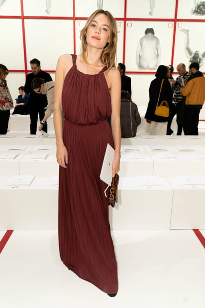 Camille Rowe au d&eacute;fil&eacute; Dior