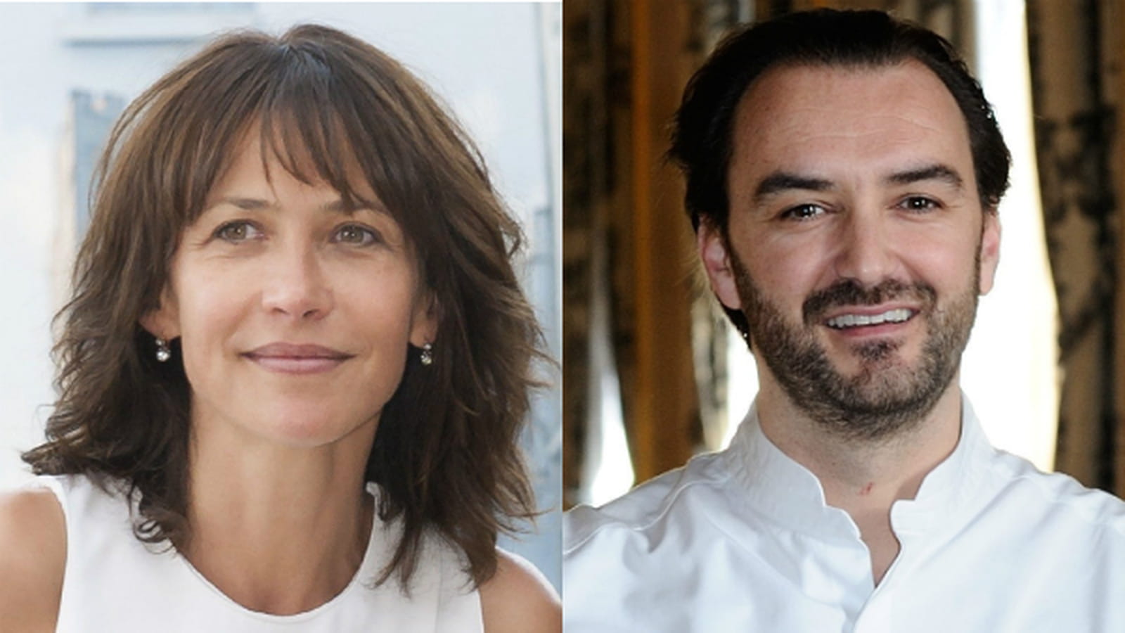 Sophie Marceau et Cyril Lignac