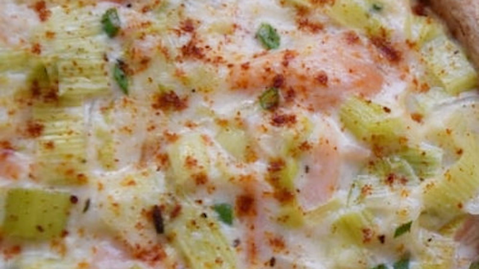 Quiche aux poireaux et saumon