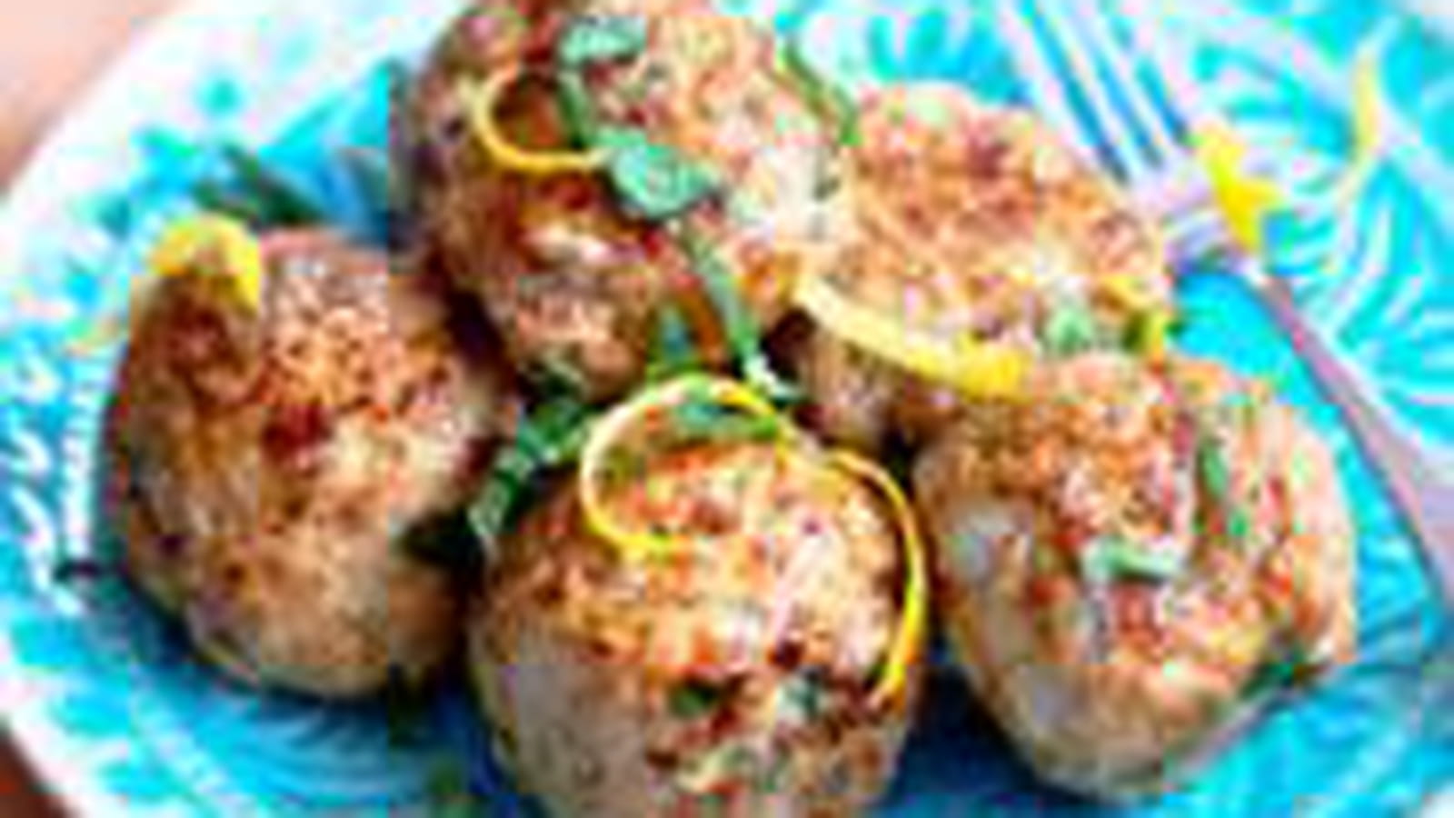 Keftas de veau à la menthe, rémoulade de radis
