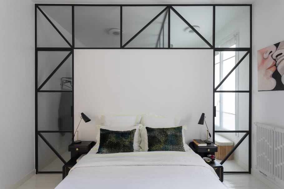 Chambre en noir et blanc : le duo indémodable côté nuit