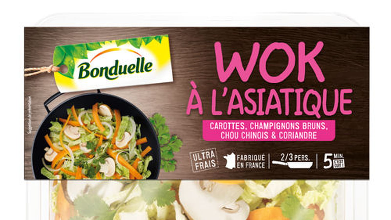 Légumes prêts à cuisiner Wok à l'asiatique de Bonduelle