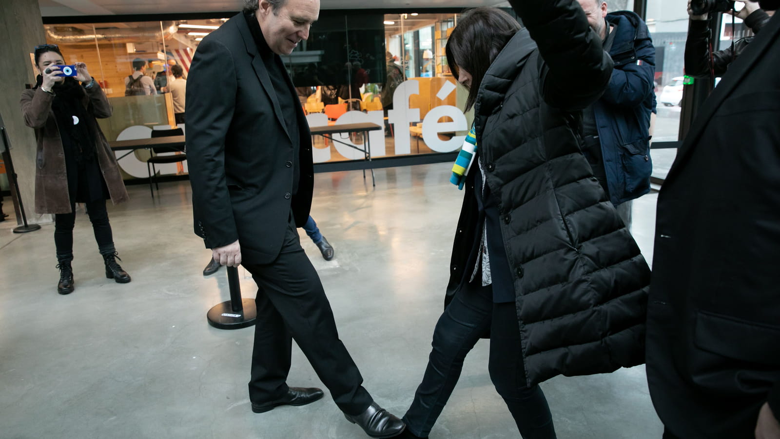 Xavier Niel et Anne Hidalgo