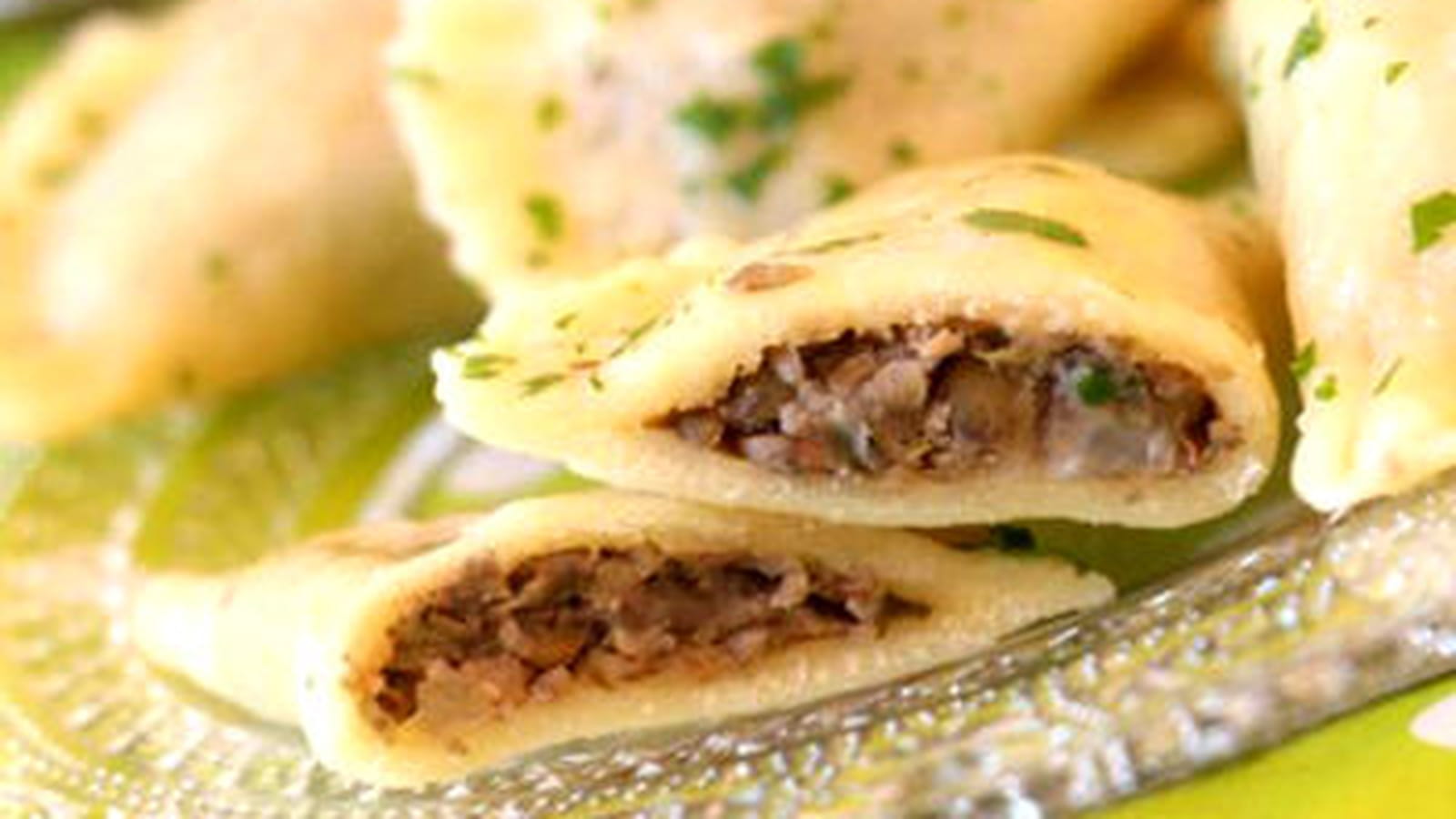 Raviolis aux lentilles vertes du Puy