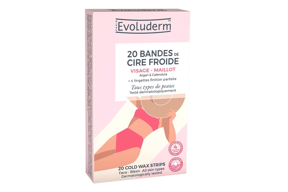 Bandes D&eacute;pilatoires de Cire Froide d'Evoluderm