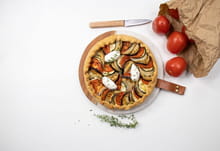 Tarte rustique façon tian au St Môret : Etape 1