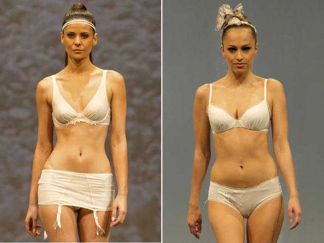 Dessous blancs de Simone P&eacute;r&egrave;le et de Silent Assembly