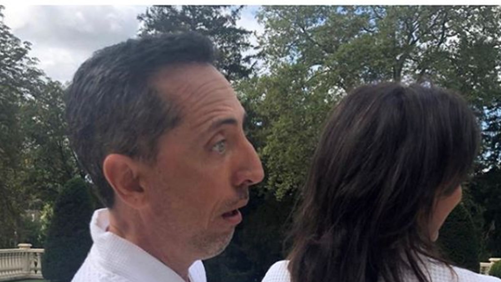 Gad Elmaleh et Karine Le Marchand