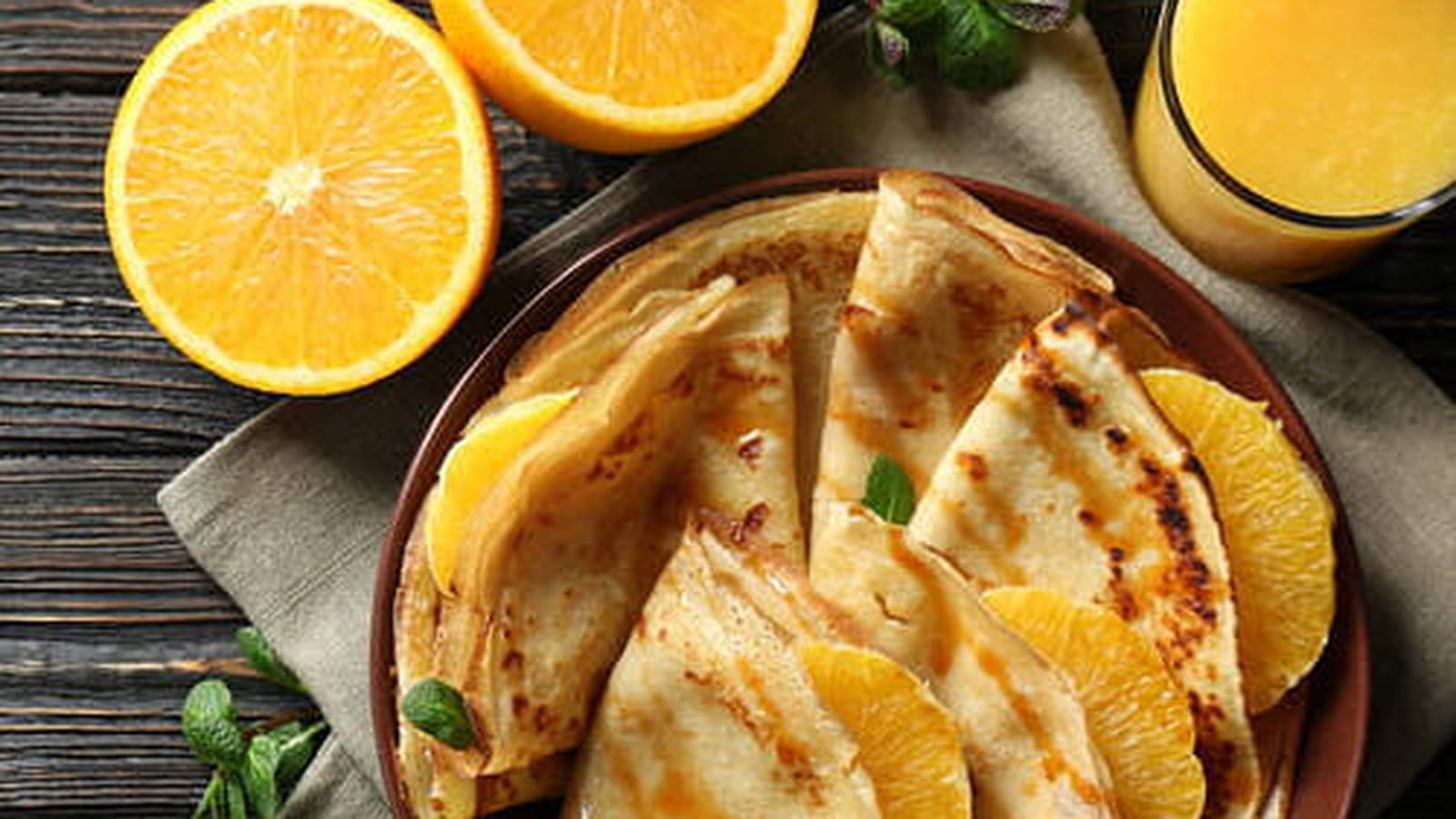 Crêpes aromatisées à l’orange by Maple Joe®