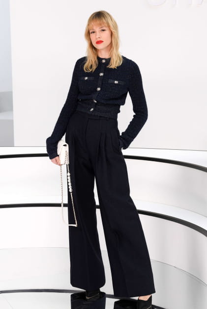 Angèle au défilé Chanel