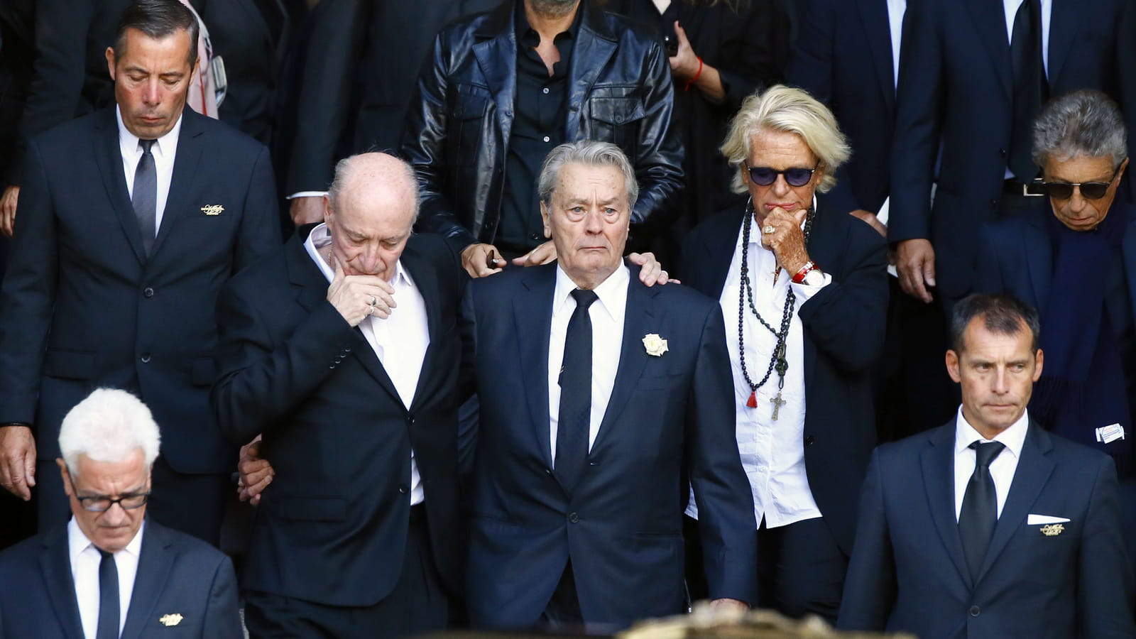 Pascal Desprez et Alain Delon