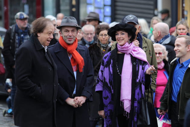 Daniel Lauclair, &agrave; gauche et Anny Duperey, &agrave; droite