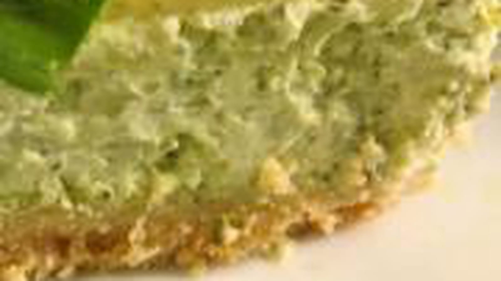 Cheesecake cresson-menthe