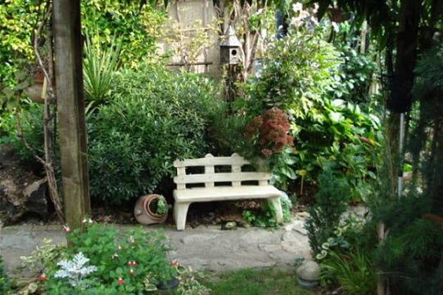 Une halte à l'ombre